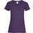 Universal Textiles Womens Value Fitted Short Sleeve Casual T-shirt - Grape