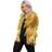 Smiffys Fever Tinsel Festival Jacket Gold