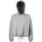 Tridri Women's Cropped Oversize Hoodie - Heather Grey