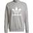 adidas Adicolor Classics Trefoil Crewneck Sweatshirt - Medium Grey Heather/White