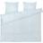 Juna Monochrome Lines Bettbezug Light Blue/White (220x220cm)