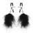 Sex & Mischief Feathered Nipple Clamps