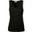 Damella Silk Tank Top - Black