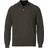 Morris John Merino Half Zip Dark Brown