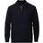 Oscar Jacobson Patton Wool/Cashmere Half Zip - Navy