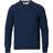 Gran sasso Wool/Cashmere Crew Neck Navy Melange