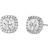 Michael Kors Brilliance Earrings - Silver/Transparent