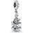 Pandora Disney Cinderella Magical Moment Dangle Charm - Silver/Blue/Transparent