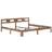 vidaXL Solid Shesham 73cm Sängram 200X200cm