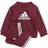 Adidas Infant Badge of Sport Jogger Set - Victory Crimson/White (H28838)