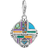 Thomas Sabo Sun Symbol Charm Pendant - Silver/Multicolour