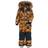 Didriksons Polarbjörnen Printed Kid's Coverall - Burnt Glow Islands (503836-990)