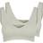 Pieces Symmi Rib Bra Top 2-Pack - White