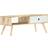 vidaXL Solid Mango Wood Soffbord 50x90cm