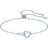 Swarovski Infinity Heart Bracelet - Silver/Transparent