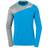 Kempa Core 2.0 Long Sleeve T-shirt - Kempa Blue/Dark Grey Melange