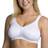 Miss Mary Smooth Lacy Non Wired T-shirt Bra - White