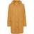 Vero Moda Asta Teddy Coated Rain Jacket - Yellow/Amber Gold