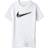 Nike Older Kid's Sportswear Swoosh T-shirt - White/Black (DC7797-100)