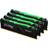 Kingston FURY Renegade RGB Black DDR4 2666MHz 4X8GB (KF426C16BBAK4/32)