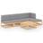 vidaXL 3076569 Loungeset, 1 Bord inkl. 4 Soffor