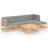 vidaXL 3076589 Loungeset, 1 Bord inkl. 4 Soffor