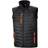 Result Black Compass Padded Softshell Gilet Unisex - Black/Orange