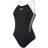 Speedo Boom Splice Swimsuit - Black/White