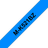 Brother Labelling Tape Cassette Black on Blue