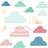 RoomMates Wild & Free Cloud Peel & Stick Wall Decals with Mirrors