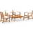 vidaXL 3057790 Loungeset, 1 Bord inkl. 2 Stolar