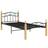 vidaXL Bed Frame Metal Solid 90cm Sengeramme 90x200cm