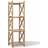 vidaXL Bamboo Bokhylla 117cm