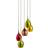 Searchlight Vibrant Pendant Lamp 31cm