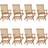 vidaXL 3072888 8-pack Havestol