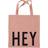 Design Letters Hey Favourite Tote Bag - Nude