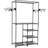 vidaXL 245743 Black Clothes Rack 87x158cm