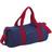 BagBase Plain Varsity Duffle Bag - French Navy/Classic Red