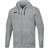 JAKO Base Hooded Jacket Unisex - Mottled Light Gray