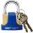 Draper Solid Brass 42mm Padlock 64165