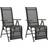 vidaXL 312195 2-pack Reclining Chair, Garden Dining Chair