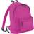 Beechfield Childrens Junior Fashion Backpack 2-pack - Fuchsia/Graphite Grey