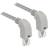 DeLock Angled RJ45-RJ45 S/FTP Cat6a 0.5m