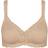 Triumph Modern Lace Cotton Non-Wired Bra - Neutral Beige