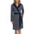 Schiesser Essentials Light Terry Cloth Bathrobe - Dark Blue