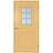 Scandidoor Standard Ytterdörr Frostat glas H (100x200cm)