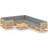 vidaXL 3077039 Loungeset, 1 Bord inkl. 9 Soffor