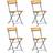 vidaXL 313161 4-pack Havestol