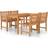 vidaXL 3059931 Patio Dining Set, 1 Table incl. 4 Chairs