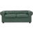 Beliani Chesterfield Sofa 195cm 3 Seater